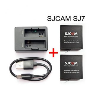Набор: 2 аккумулятора + зарядное устройство для SJCAM SJ7