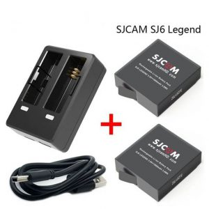 Набор: 2 аккумулятора + зарядное устройство для SJCAM SJ6